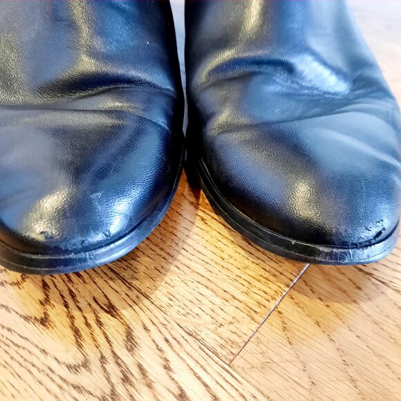 Michael Kors Hamilton Tall Leather Boots in Black, Size 8M - Picture 8 of 9